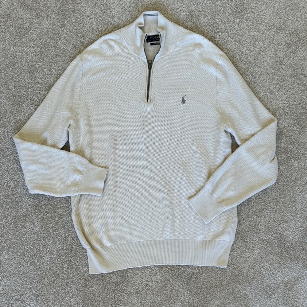 Polo Ralph Lauren Large Quarter Zip Sweater